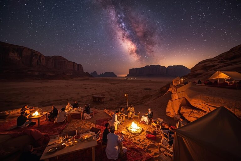 Traditional dinner under the stars guide